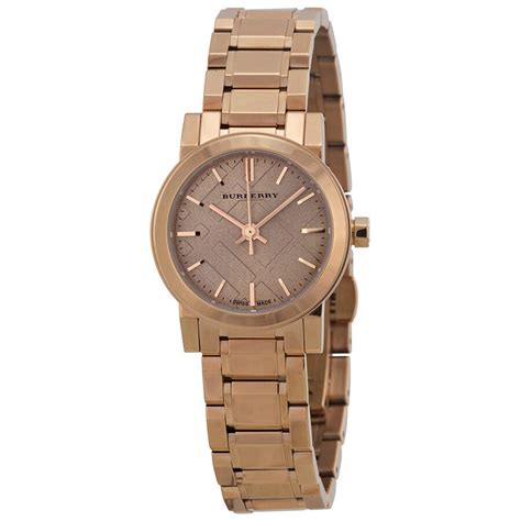 Burberry The City Petite Nude Dial Rose Gold